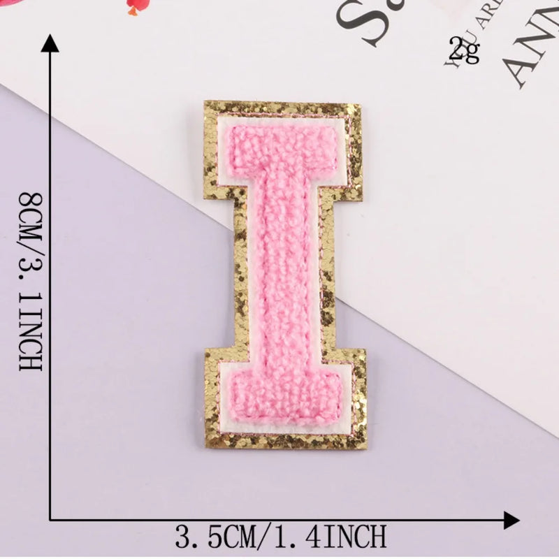 On Clothing Towel English Alphabet Decoration DIY Applique Accessories Patches Clothing Badges Clothes Embroidery Appliques