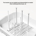Babies Bottle Drying Rack Dustproof Bottle Storage with Removable Drip Tray Durable Good Sealing Protection Toddler Bottles