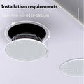 High Quality Home Theater Ceiling Speakers 30W High Power Host Wiring-free Wireless Bluetooth Connection With Remote Control