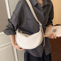 Korean Fashion Large Capacity PU Leather Tote Shoulder Bag Simple Casual Style 2026 New Hobos Bag for Women