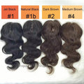 15x16cm Virgin European Human Hair Topper Hair Piece Clips in Loose Wave Silk Top Base Topper with Bangs for Thinning Hair Women