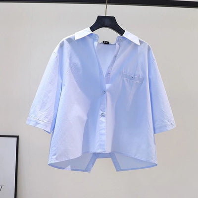 New In Spring Office Lady's White Shirts Casual Chic | SAMAG