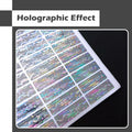 280/550pcs Hologram Security Seal Stickers Laser Tamper Proof Original Genuine Labels Warranty Void Holographic Custom Sticker