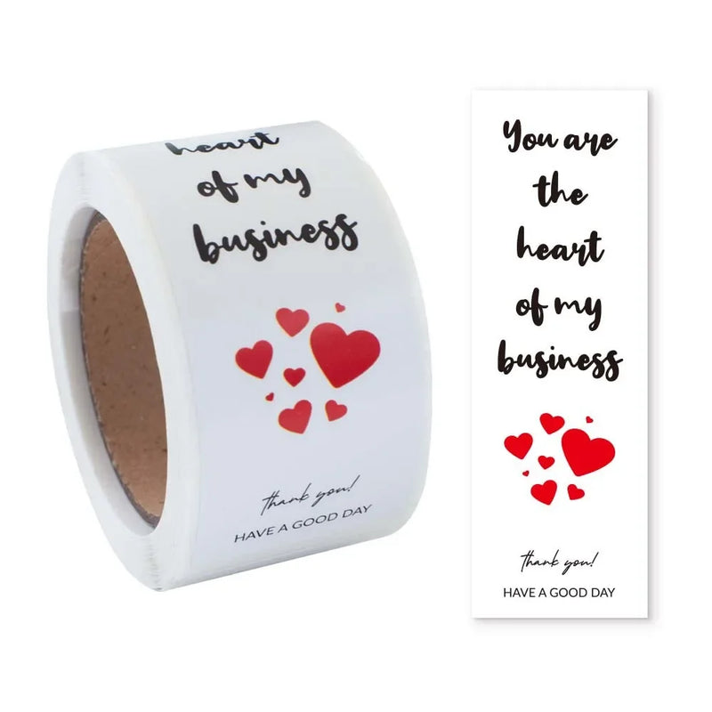 100pcs/roll Thank You Sticker Seal Labels Small Business Gift Decor Sticker Package Sticker Sealing Package Is Happy To See You