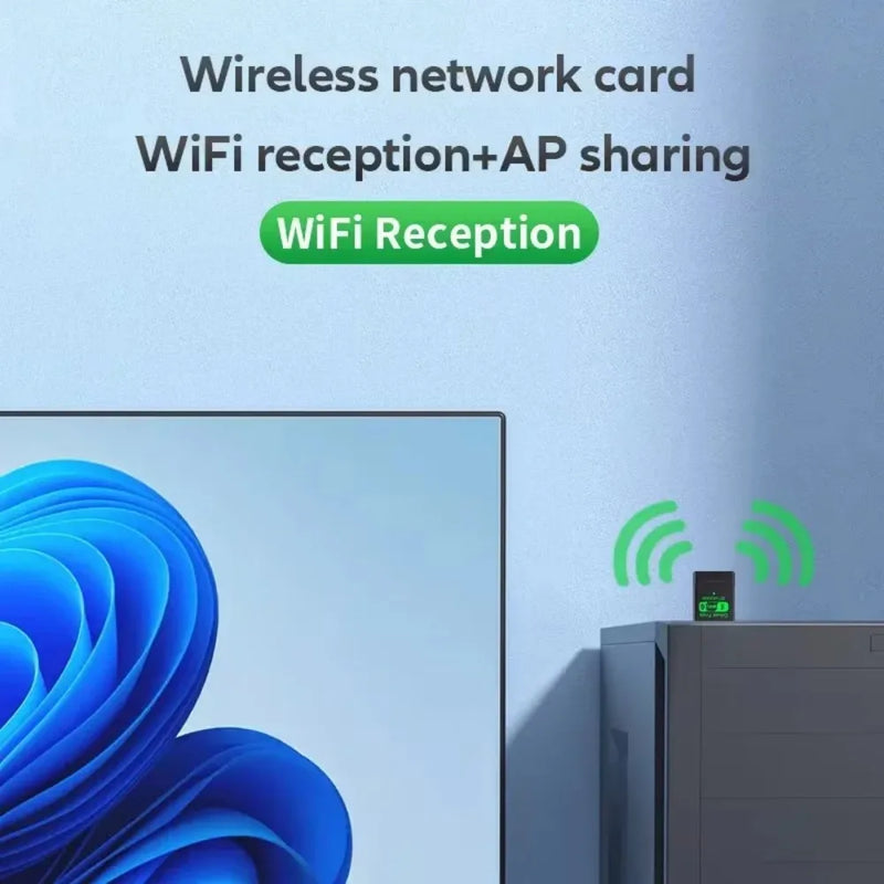 KEBIDUMEI AX900 USB WiFi 6 Bluetooth 5.4 Adapter 2in1 Dongle Dual Band 2.4G & 5GHz Network Wireless Wlan - Visuel 4 | SAMAG