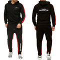 Spring Autumn Men I Am Hardstyle Logo Print Fashion Hooded Pullover Tracksuit+Leisure Drawstring Sweatpants - View 5 | SAMAG