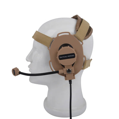 Z Tactical Bowman Elite II Earmuff Headset, Boom Mic | SAMAG