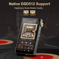 32G/160GB HiFi Hi-Res Audio Player，Bluetooth and WiFi, 4.4mm Balanced, Dual ESS DAC, 4.02" Digital DSD512 Lossless Spotify
