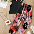 Summer Teenage Girls Clothing Set Off - Shoulder Ribbed - View 7 | SAMAG