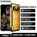 DOOGEE S200 X 5G Rugged Phone 6.72" 120Hz Dimensity 7050 12GB+512GB AI Triple Camera 10100mAh Battery NFC 5g Smartphone