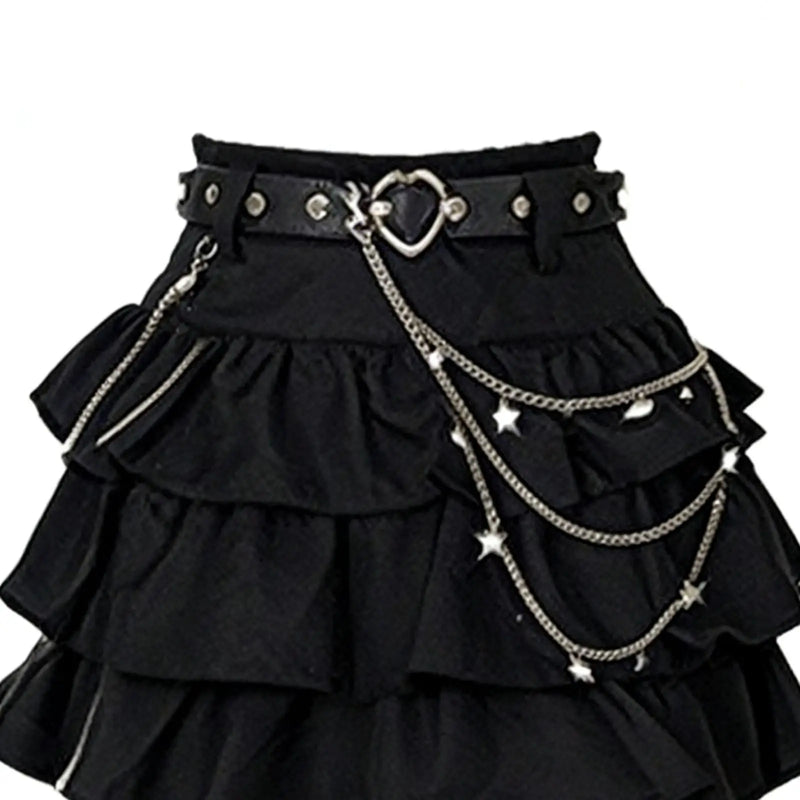 Girls 2 - Piece Y2K Outfit Star Print Off - Shoulder - View 7 | SAMAG