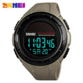 SKMEI 1405 Sport Digital Mens Wristwatches Solar For Power Enviormentally Alarm Male Clock reloj hombre Men Luminous Watches
