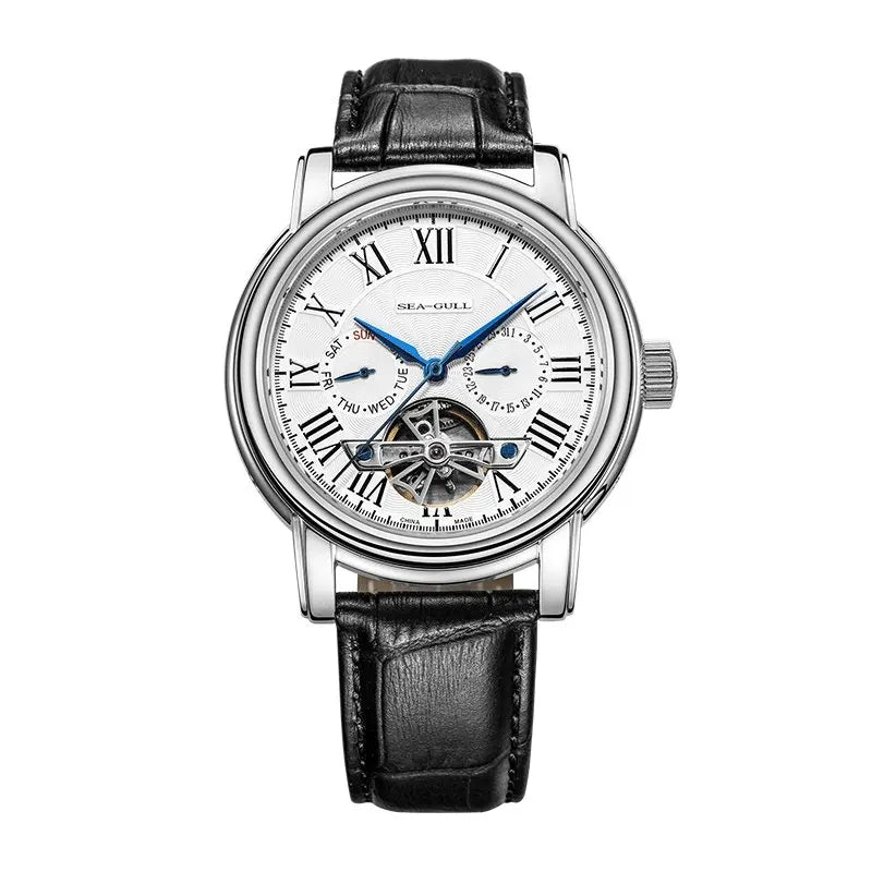 SEAGULL Luxury Watch Business Waterproof Male Clock Date Stainless Steel Mechanical Watch Men Watch reloj hombre 2023 D819.622