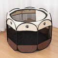 Cat Maternity Room Octagonal Pet Fence Oxford Cloth Waterproof and Scratch-Resistant Foldable Pet Tent Cat Nest Kennel