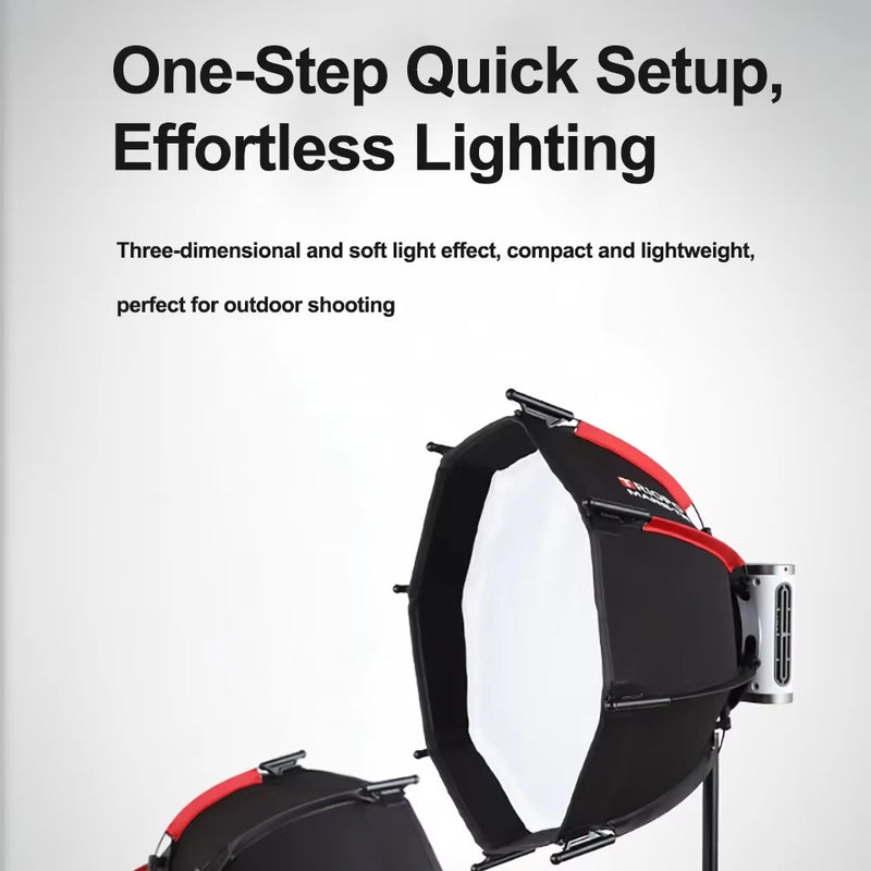 TRIOPO MARS.TR 30 Mini Bowens Mount Portable Softbox Compatible with Mini Bowens Mount Video Light