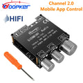 YS-T50L HiFi Amplifier Channel 2.0 Bluetooth Amp 3.5mm Active Speakers for Home Sound Systems Supporting APP Operation