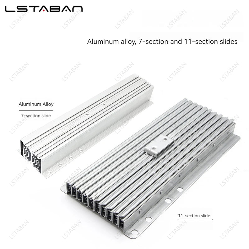 Hidden Folding Table Telescopic Guide Rails Aluminum - View 4 | SAMAG