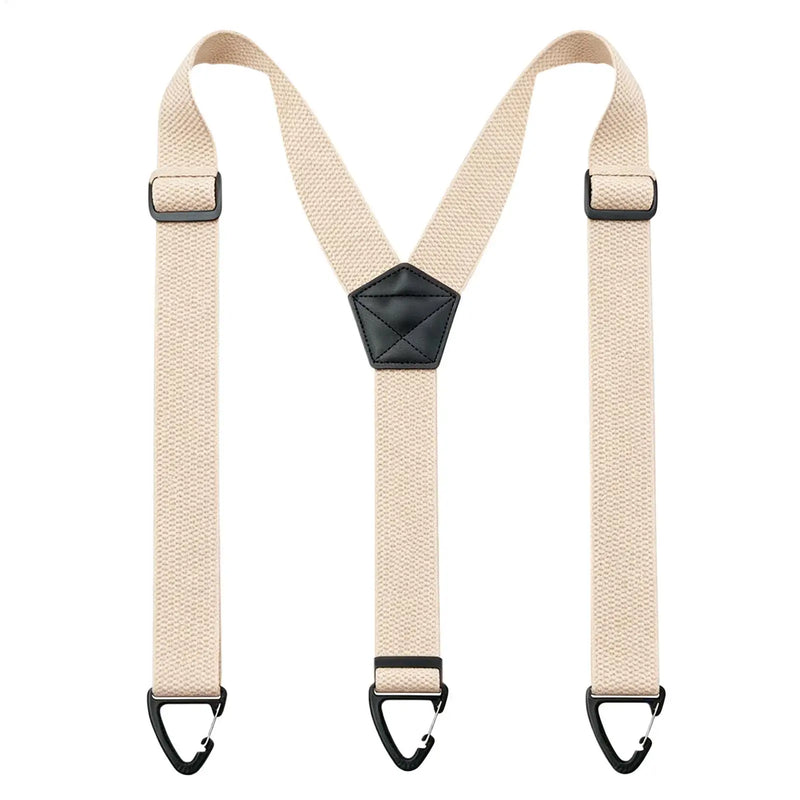 Suspenders for Men with Swivel Hooks for Work Jeans Y Back Adjustable Elastic Trouser Braces Belt Loop - Visuel 3 | SAMAG
