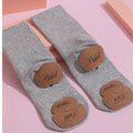 Blue Silicone Anti Slip Cotton Grip Socks Unisex Adult Kids Ballet Contemporary Chinese Dance Yoga Barre Floor Practice Socks