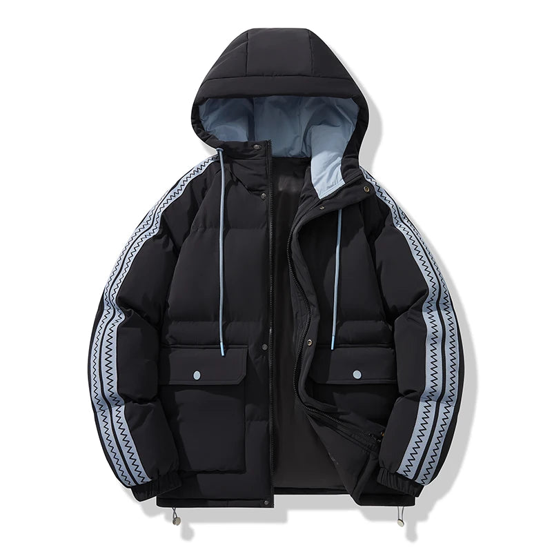 Winter Men Down Jacket Climbing Hunting Hooded Warm Men's Parka Coat Man Casual Lightweight Puffer Coat Ski Men's Winter Parkas