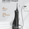 Fairywill Water Dental Flosser Teeth Portable Cordless USB Oral Irrigator Cleaner IPX7 Waterproof Electric Toothbrush Set Home