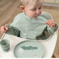 Cute Baby Bibs Waterproof Oil Proof Apron New Double Buckle Washcloth Feeding Bib Soft Burp Cloth For Boy Girl Bandana Bibs