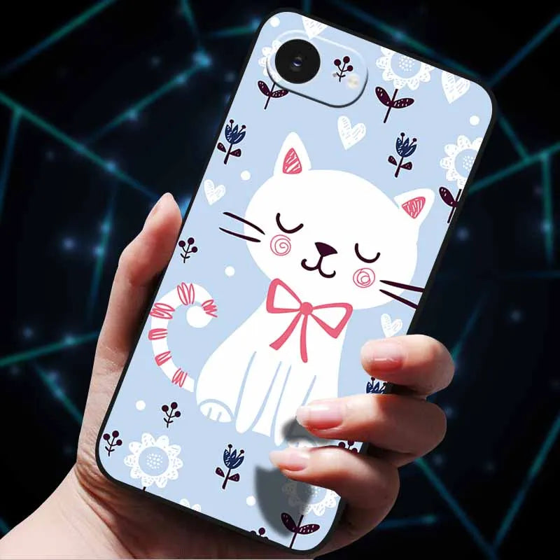 3D Flowers Emboss Fundas For iphone 16E Case iphone16 E Soft Silicone Phone Cases for iphone16 16 Back Cover Coque iphone16e Bag