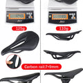 ELITA ONE MTB/Road Bike Saddle 240*143mm Carbon Fiber Super Light Leather 96g