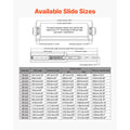 SucceBuy 1 Pair Full Extension Drawer Slides 500lbs Load | SAMAG