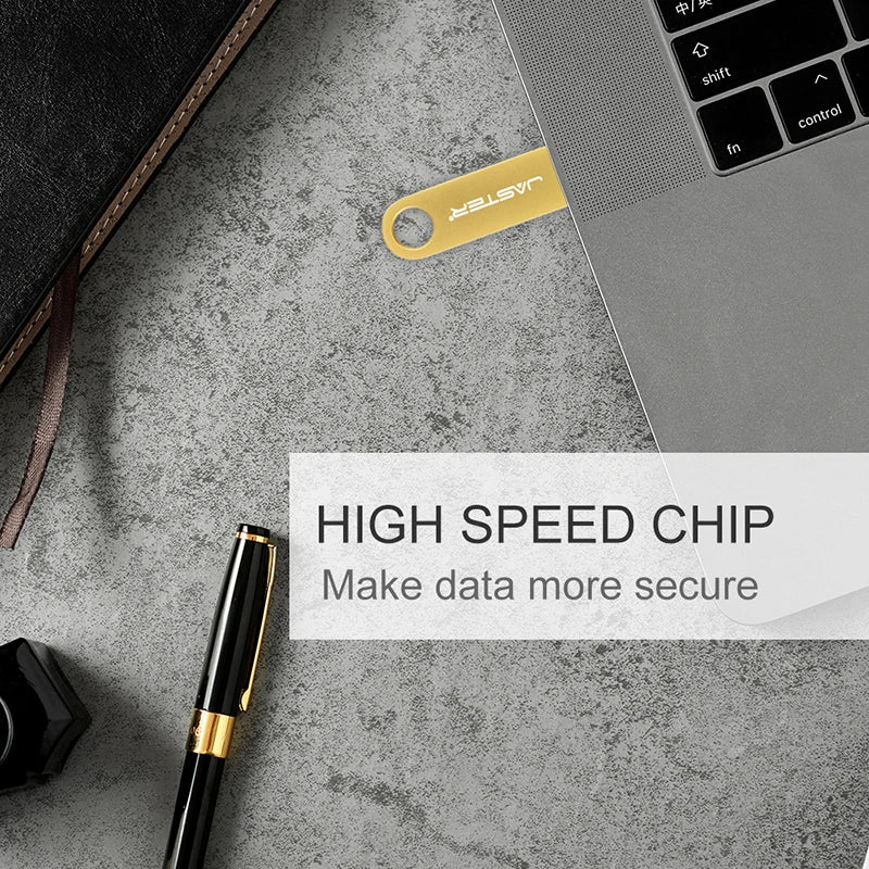 USB Flash Drive 128GB Pendrive 128GB Memory Stick 32GB 4GB Metal 64 GB Pen Drive 8GB USB Stick 16 GB Free Chain USB Flash Drives