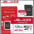 128GB Micro TF SD Card 64GB-512GB UHS-I U3 V30 High Speed Memory Card for Switch Smartphone Tablet Sports Camera with Adapter