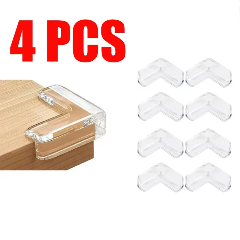 2/4/6pcs Table Corner Protectors For Baby Furniture Corner Guards Clear Children Anti Collision Edge Guards Baby Safety Table