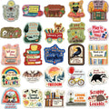 100PCS Creative Medieval Weird Abstract Inspirational Stickers, Handbooks, Decorative Notebooks, DIY Personalized Stickers