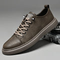 Genuine Leather Men Casual Shoes Designer Luxury Brand Lace Up Skateboard Sneakers Italian Men's Shoes Mocassins Plus Size 47