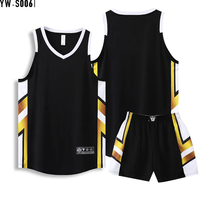 Basketball Jersey Adult Customize Quick-drying Training Uniform Shirt Sportswear Tracksuit Sport Suit Clothes Men Team Outfit