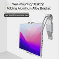 3-in-1 Heavy Duty Tablet Holder for iPad Mount Wall/Cabinet/Desktop with Adjustable Aluminum Arm for 7-13 inch Tablets & Phones