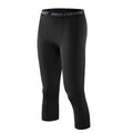 Men's Leggings Compression Pants Sports Leggings Basketball Quarter Shorts Quick Drying Running Training Stretch Fitness Pants