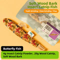 Cork Fish Shaped Cat Toy Safe Bite Resistant Attract Cat To Bite Grind Teeth Claws Relieve Boredom Functions Interactive Pet Toy