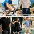Men's Summer Cargo Shorts Multi-Pocket Drawstring Pants | SAMAG