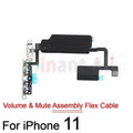 AiinAnt Power / Volume Buttons Mute Wireless Charging FlashLight Power Flex Cable For iPhone 11 Pro Max Repair Phone Parts