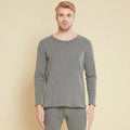 New Style Thermal Underwear Fleece-lined Long Johns Extra Thick Warm with High Neck Suitable for Both Men and Women Couple Set