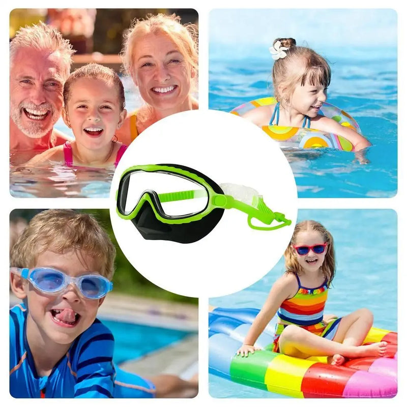Large Frame Kids Swimming Goggles Waterproof Anti-fog | SAMAG