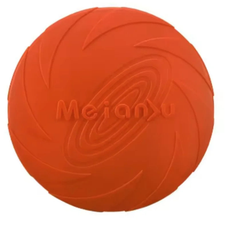 Pet Dog Flying Disk Toy Silicone Material Environmentally Friendly Anti-Chew Dog Puppy Interactive Training Pet Supplies E2