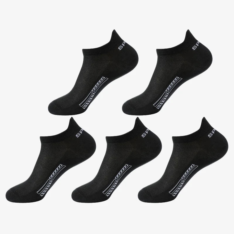 5 Pairs of Ultra Comfy Unisex Crew Socks Breathable | SAMAG