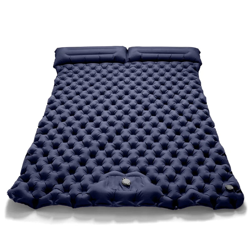 ! Upgrade! Double Air Mattress Camping Blow Up Bed | SAMAG