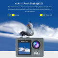 5K Action Camera Pro WiFi Remote Control Sport Camera with EIS HD 1080P 60FPS Bicycle Motorcycles Helmet Video Recording Cameras