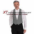 Men's Suit Vest Wedding Groom Sleeveless Jacket Lapel Formal Waistcoat Party Slim Fit Vests for Male chaleco hombre