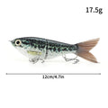 11.5cm 18.5g Balam Glide Bait Swimbait Joint Giant Pike | SAMAG
