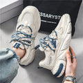 Streetwear Men's Mesh Platform Sneakers 2026 Spring New Anti Slip Height Increasing Casual Youth All Mat Footwear