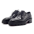 New Design Genuine Leather Casual Dress Oxford Shoes Men Fashion Thick Sole Office Business Wedding Shoes Male Black